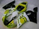 Gelb Weiß 98-02 YZF R6 Motorrad Verkleidung