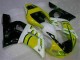 Gelb Weiß 98-02 YZF R6 Motorrad Verkleidung