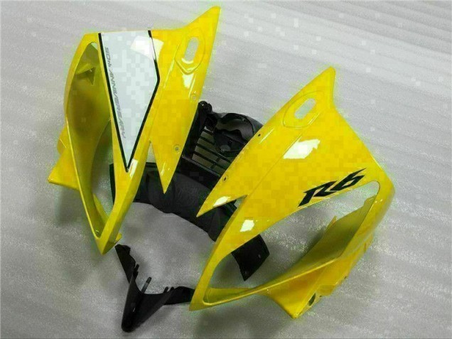 Gelb Weiß Schwarz 06-07 YZF R6 Motorrad Verkleidungen