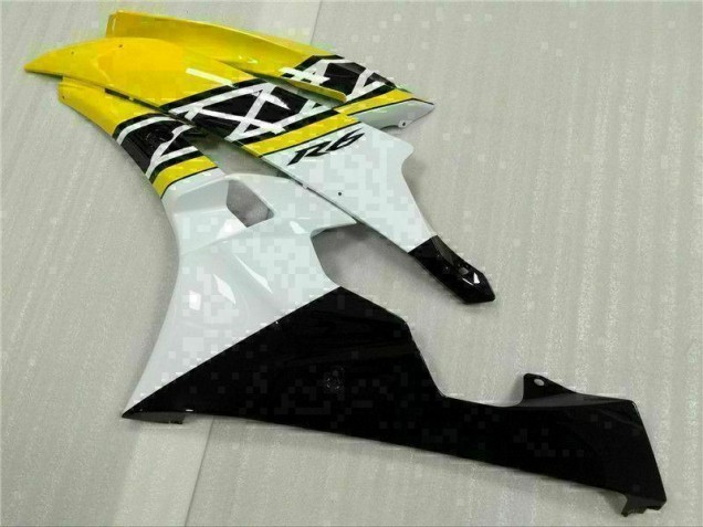 Gelb Weiß Schwarz 06-07 YZF R6 Motorrad Verkleidungen
