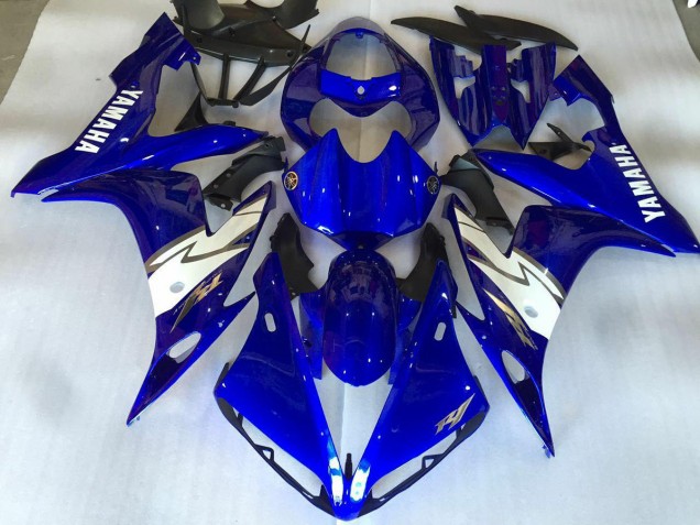 Glänzend Blau Weiß 04-06 YZF R1 Motorrad Verkleidung Glänzend Blau Weiß 04-06 YZF R1 Motorrad Verkleidung