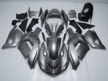 Glänzend Grau 06-11 ZX14R ZZR1400 Motorrad Verkleidung