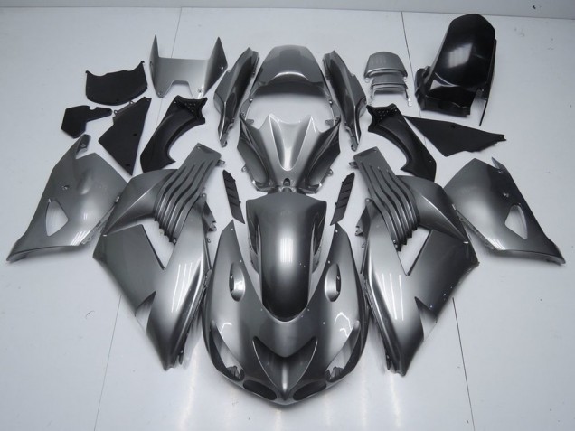 Glänzend Grau 06-11 ZX14R ZZR1400 Motorrad Verkleidung
