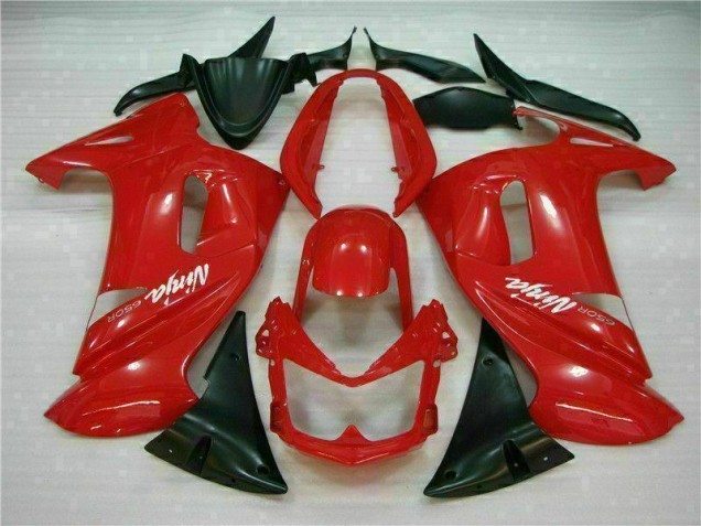 Glänzend Rot 06-08 EX650 Motorrad Verkleidung Glänzend Rot 06-08 EX650 Motorrad Verkleidung