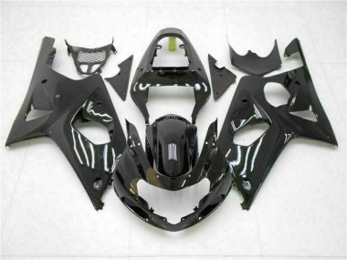Glänzend Schwarz 00-02 GSXR 1000 Motorrad Verkleidung