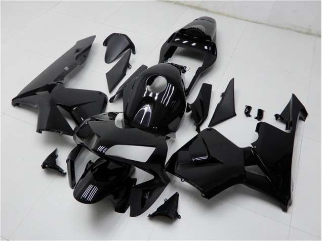 Glänzend Schwarz 03-04 CBR600RR Motorrad Verkleidungen Glänzend Schwarz 03-04 CBR600RR Motorrad Verkleidungen