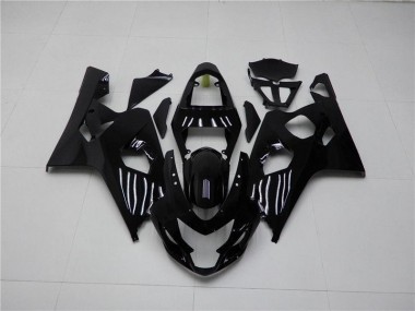Glänzend Schwarz 04-05 GSXR 600/750 Motorrad Verkleidung