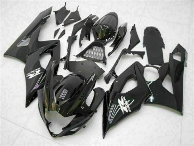 Glänzend Schwarz 05-06 GSXR 1000 Motorrad Verkleidungen
