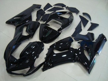 Glänzend Schwarz 05-06 ZX6R Motorrad Verkleidung
