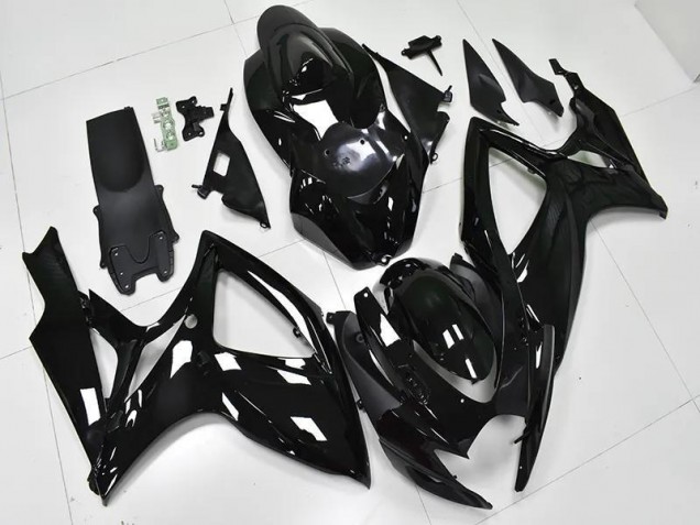 Glänzend Schwarz 06-07 GSXR 600/750 Motorrad Verkleidung Glänzend Schwarz 06-07 GSXR 600/750 Motorrad Verkleidung