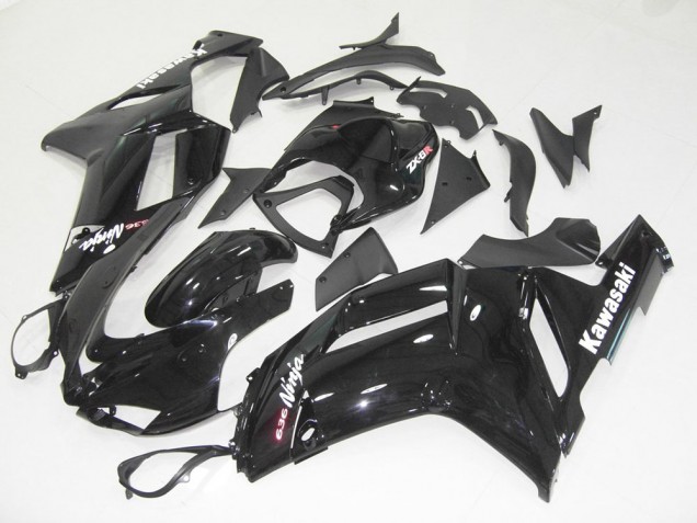 Glänzend Schwarz 07-08 ZX6R Motorrad Verkleidung Glänzend Schwarz 07-08 ZX6R Motorrad Verkleidung