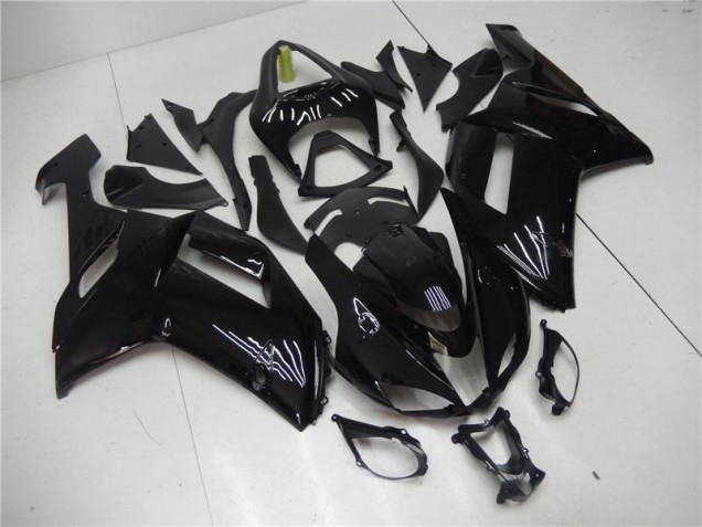 Glänzend Schwarz 07-08 ZX6R Motorrad Verkleidungen Glänzend Schwarz 07-08 ZX6R Motorrad Verkleidungen