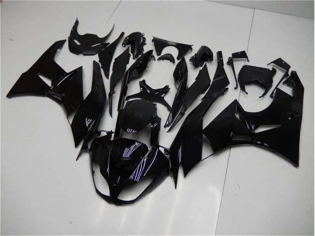 Glänzend Schwarz 09-12 ZX6R Motorrad Verkleidung Glänzend Schwarz 09-12 ZX6R Motorrad Verkleidung