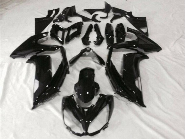 Glänzend Schwarz 12-16 EX650 Motorrad Verkleidungen