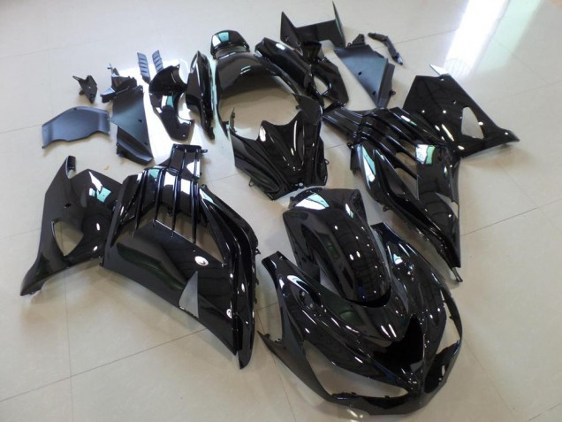 Glänzend Schwarz 12-21 ZX14R ZZR1400 Motorrad Verkleidung Glänzend Schwarz 12-21 ZX14R ZZR1400 Motorrad Verkleidung