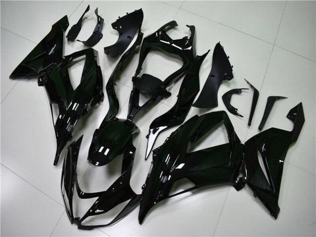 Glänzend Schwarz 13-18 ZX6R Motorrad Verkleidung