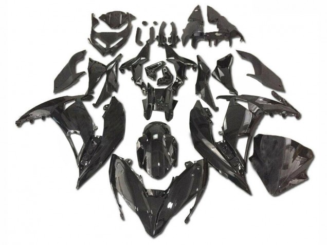 Glänzend Schwarz 17-19 EX650 Motorrad Verkleidung