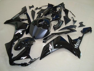 Glänzend Schwarz Weiß 07-08 YZF R1 Motorrad Verkleidung