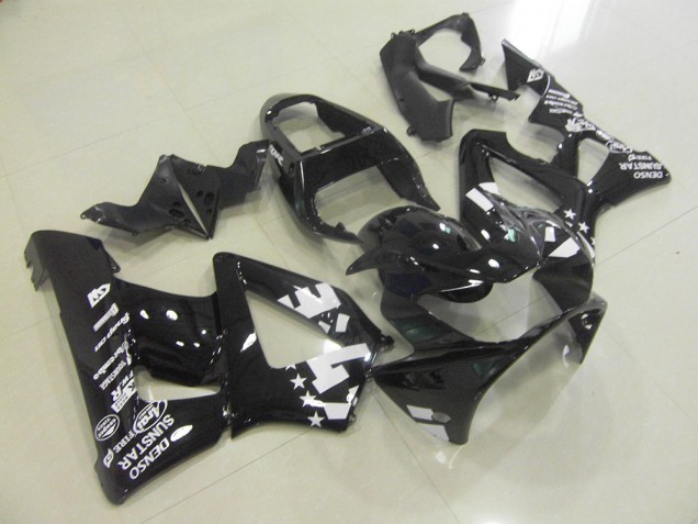Glänzend Schwarz mit Stern 00-01 CBR900RR 929 Motorrad Verkleidung Glänzend Schwarz mit Stern 00-01 CBR900RR 929 Motorrad Verkleidung