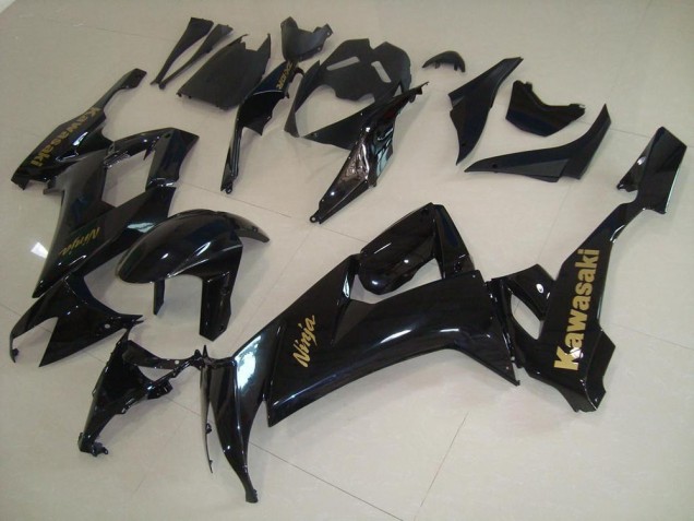 Glänzend Schwarz mit goldenem Aufkleber 08-10 ZX10R Motorrad Verkleidung Glänzend Schwarz mit goldenem Aufkleber 08-10 ZX10R Motorrad Verkleidung