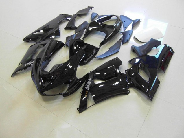 Glänzend schwarz silberne Aufkleber 05-06 ZX6R Motorrad Verkleidung Glänzend schwarz silberne Aufkleber 05-06 ZX6R Motorrad Verkleidung