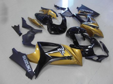 Gold Schwarz 07-08 GSXR 1000 Motorrad Verkleidung