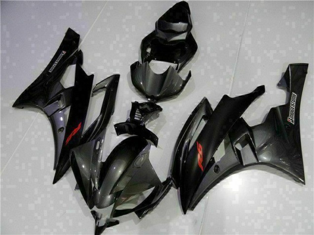 Grau Schwarz 06-07 YZF R6 Motorrad Verkleidung Grau Schwarz 06-07 YZF R6 Motorrad Verkleidung