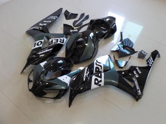 Grau Schwarz Repsol 06-07 CBR1000RR Motorrad Verkleidung Grau Schwarz Repsol 06-07 CBR1000RR Motorrad Verkleidung