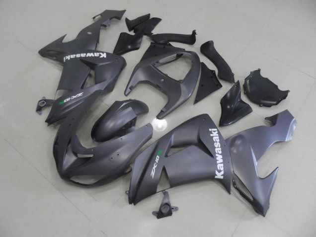 Grau mit weißen Aufklebern 06-07 ZX10R Motorrad Verkleidung Grau mit weißen Aufklebern 06-07 ZX10R Motorrad Verkleidung