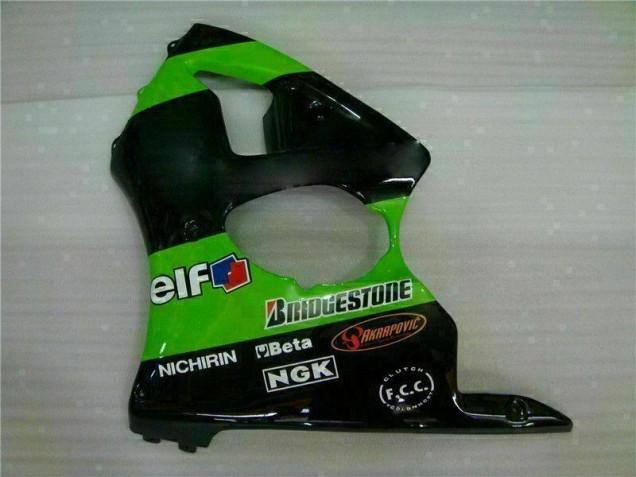 Grün 00-02 ZX6R Motorrad Verkleidungen Grün 00-02 ZX6R Motorrad Verkleidungen