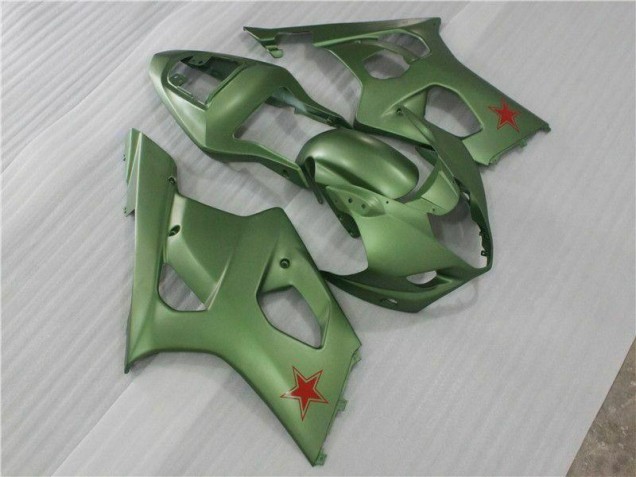 Grün 03-04 GSXR 1000 Motorrad Verkleidung Grün 03-04 GSXR 1000 Motorrad Verkleidung