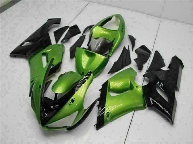 Grün 05-06 ZX6R Motorrad Verkleidungen Grün 05-06 ZX6R Motorrad Verkleidungen