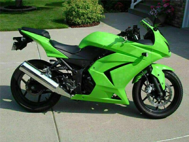 Grün 08-12 EX250 Motorrad Verkleidung Grün 08-12 EX250 Motorrad Verkleidung