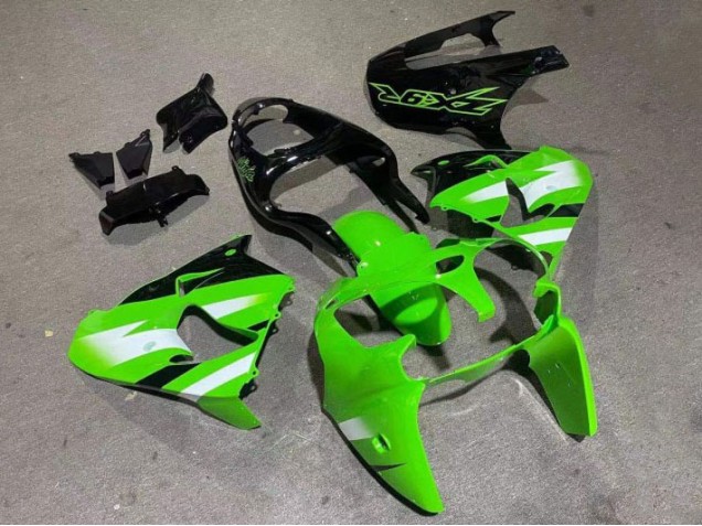 Grün Glänzend Schwarz 00-01 ZX9R Motorrad Verkleidung Grün Glänzend Schwarz 00-01 ZX9R Motorrad Verkleidung