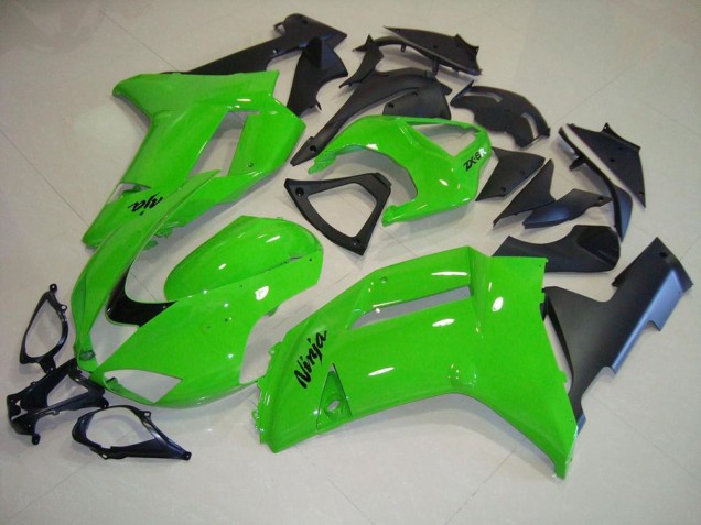 Grün Matt schwarz 07-08 ZX6R Motorrad Verkleidung Grün Matt schwarz 07-08 ZX6R Motorrad Verkleidung