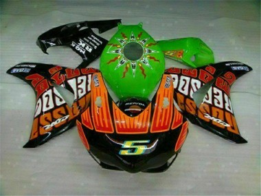 Grün Orange 08-11 CBR1000RR Motorrad Verkleidung