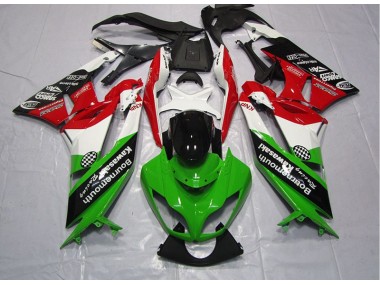 Grün Rot 09-12 ZX6R Motorrad Verkleidung