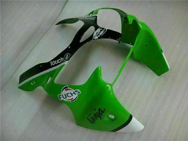 Grün Schwarz 00-02 ZX6R Motor Verkleidung Grün Schwarz 00-02 ZX6R Motor Verkleidung