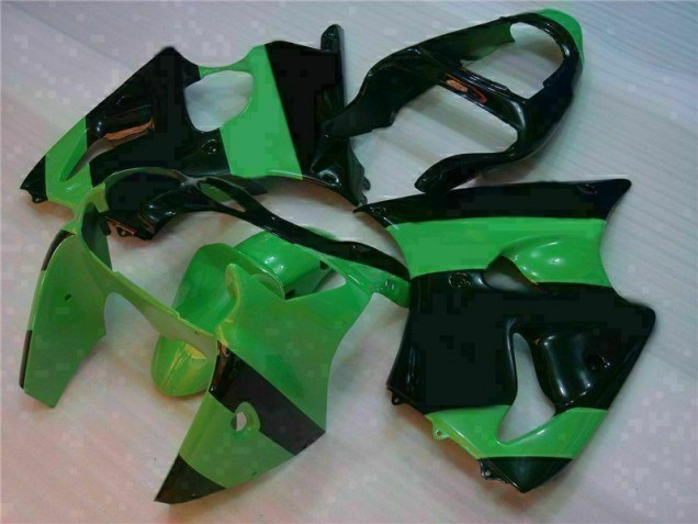 Grün Schwarz 00-02 ZX6R Motorrad Vollverkleidung & Plastik Grün Schwarz 00-02 ZX6R Motorrad Vollverkleidung & Plastik