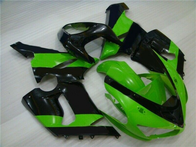 Grün Schwarz 05-06 ZX6R Motorrad Verkleidung Grün Schwarz 05-06 ZX6R Motorrad Verkleidung