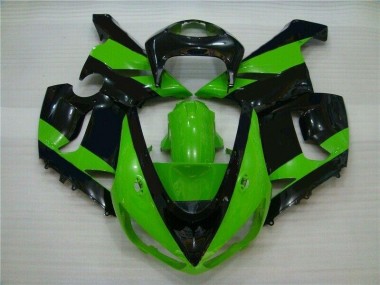 Grün Schwarz 05-06 ZX6R Motorrad Verkleidung