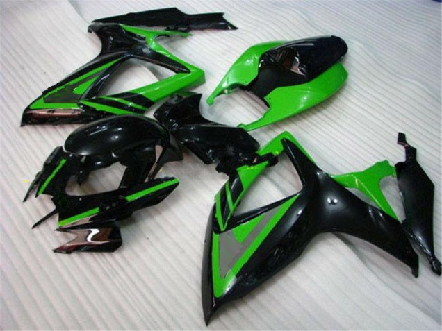 Grün Schwarz 06-07 GSXR 600/750 Motorrad Verkleidung Grün Schwarz 06-07 GSXR 600/750 Motorrad Verkleidung