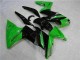 Grün Schwarz 06-08 EX650 Motorrad Verkleidungen Grün Schwarz 06-08 EX650 Motorrad Verkleidungen