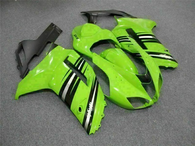 Grün Schwarz 07-08 ZX6R Motorrad Verkleidung Grün Schwarz 07-08 ZX6R Motorrad Verkleidung