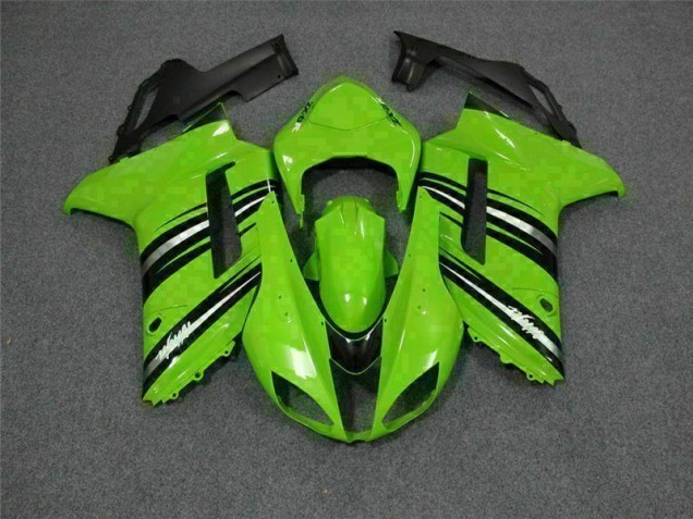 Grün Schwarz 07-08 ZX6R Motorrad Verkleidung Grün Schwarz 07-08 ZX6R Motorrad Verkleidung