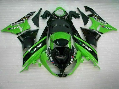 Grün Schwarz 09-12 ZX6R Motorrad Verkleidung