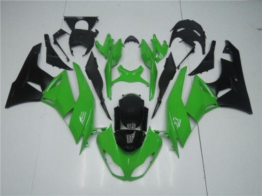 Grün Schwarz 09-12 ZX6R Motorrad Vollverkleidung