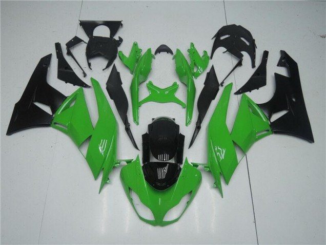 Grün Schwarz 09-12 ZX6R Motorrad Vollverkleidung Grün Schwarz 09-12 ZX6R Motorrad Vollverkleidung