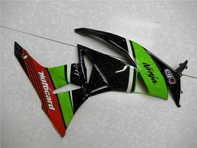 Grün Schwarz Rot 09-12 ZX6R Motorrad Verkleidung
