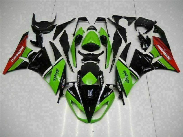 Grün Schwarz Rot 09-12 ZX6R Motorrad Verkleidung